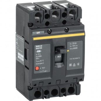 Автоматический выключатель IEK SVA10-3-0032 ВА88-32 3Р 32А 25кА ИЭК