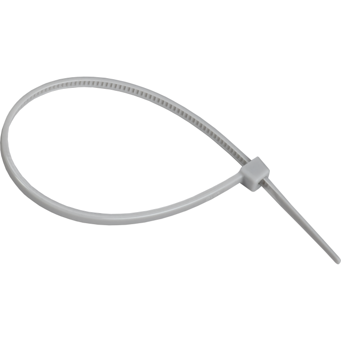 Хомут IEK UHH30-D036-300-100-K03 3.6х300мм P6.6 стандартный сер. (уп.100шт) UHH30-D-036-300-100-K03