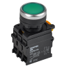 Кнопка с подсветкой и фиксацией IEK MASTER MI-BT60-11TD-3-11-K06 d=22мм 1NO+1NC зелёная MI-BT60-11TD-33-11-K006