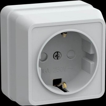 Розетка 1местн. с з/к с защ.штор. 16А откр.уст. IEK ОКТАВА (белый) РСш20-3-ОБ ERO14-K01-16-DC Розетка 1местн. с з/к с защ.штор. 16А откр.уст. IEK ОКТАВА (белый) РСш20-3-ОБ ERO14-K01-16-DC