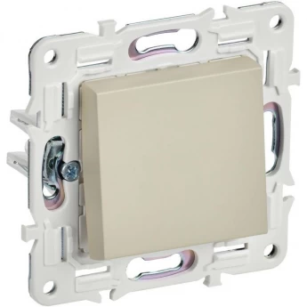 Выключатель 1-клавишный IEK SKANDY 10А SK-V01B бежевый SK-V10-0-10-K10