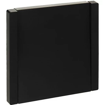 Выключатель 1-клавишный проходной IEK FORTEPIANO 10А FP103 черный FP-V12-0-10-1-K02