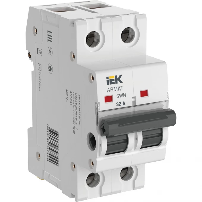 Выключатель нагрузки IEK ARMAT SWN 2P 32А AR-SWN-2-032 Выключатель нагрузки IEK ARMAT SWN 2P 32А AR-SWN-2-032