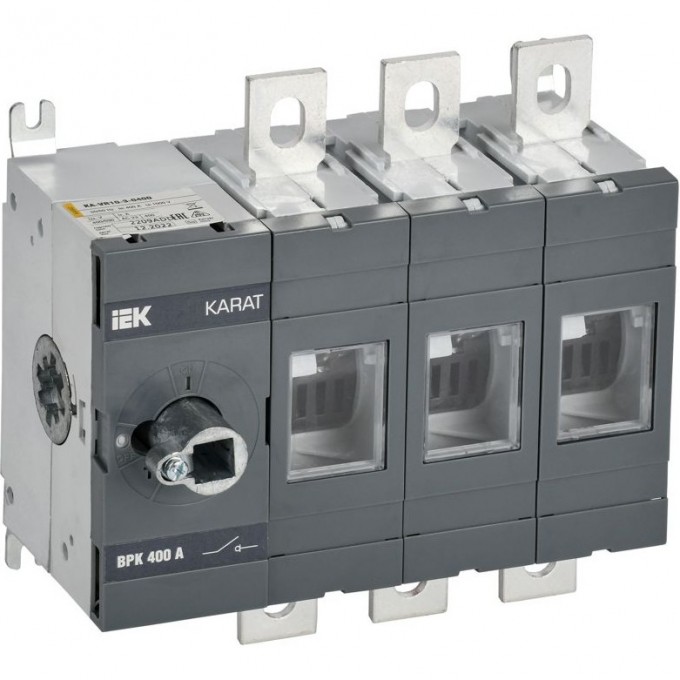 Выключатель-разъеденитель IEK KARAT ВРК без рукоятки 3п 400А KA-VR10-3-0400