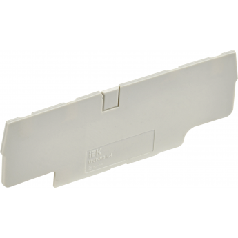 Заглушка для IEK CP-MC 4 вывода 4мм2 серая